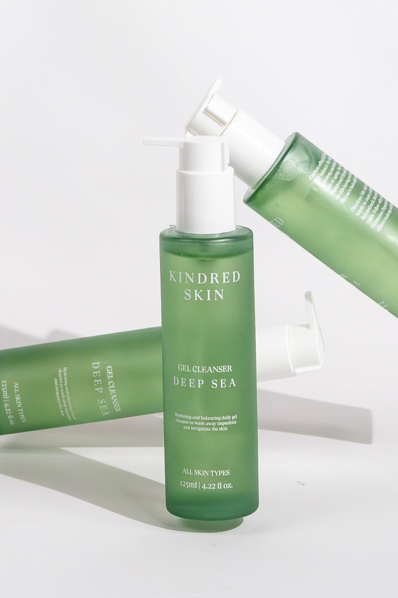 skin care skindred skin deep sea gel cleanser bottles 3 green skincare acne gel cleanser bottles for all skin types and for Radiant Skin - Australian Skincare