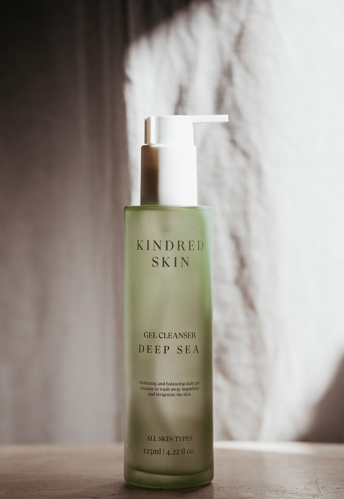 Kindred Skin Deep Sea Gel Cleanser - All Skin Types - Making you feel fresh and clean like you just jumped out of the ocean - made from ALOE VERA JUICE and KAKADU PLUM EXTRACT 